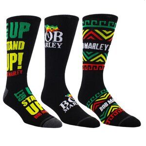 PERRI'S SOCKS Bob Marley Get Up Multipack Crew Socks 3 Pair - BOC371-001
